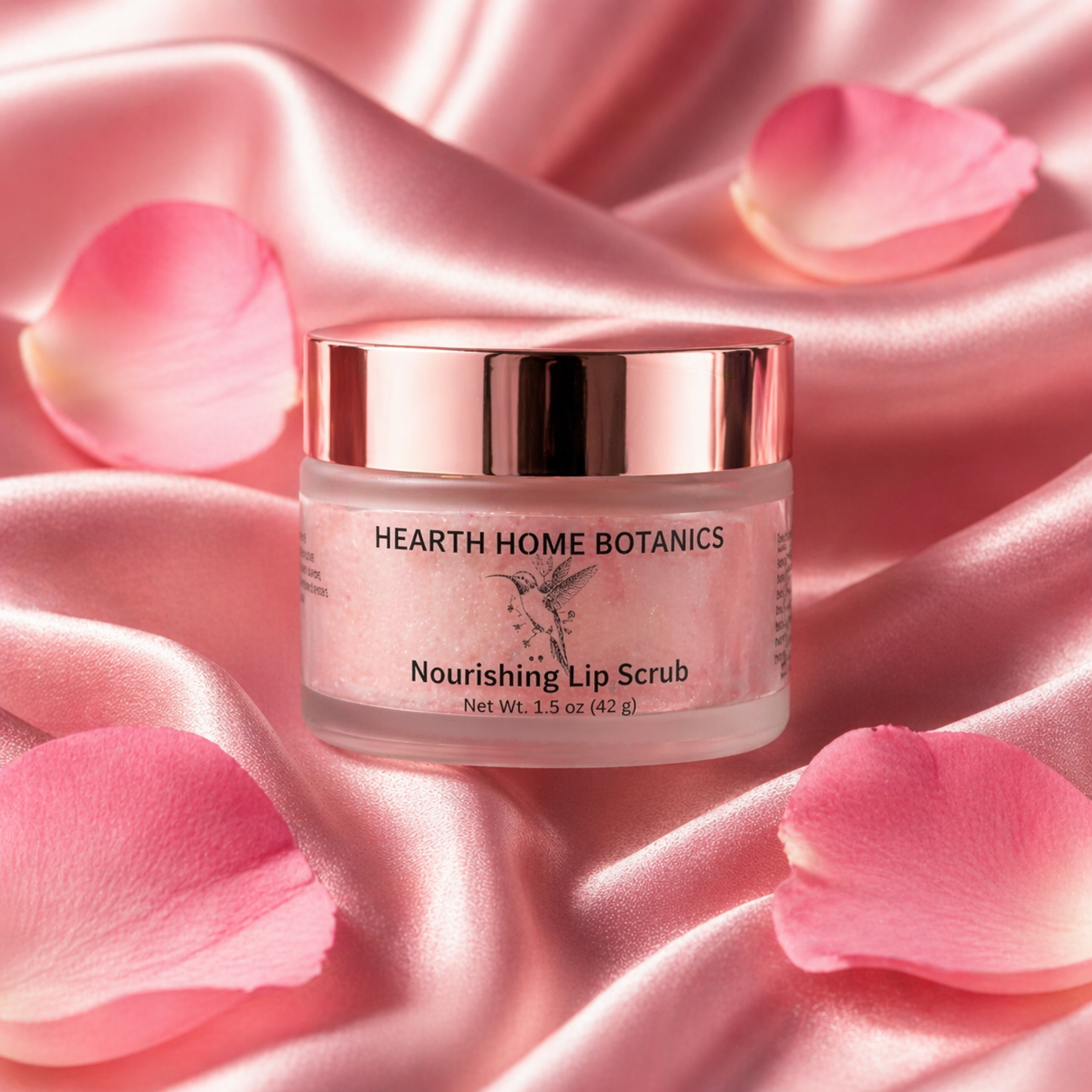 Hearth Home Botanics Luxury Lip Polish– Gentle Exfoliating Lip Polish